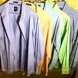 Assorted dress shirts